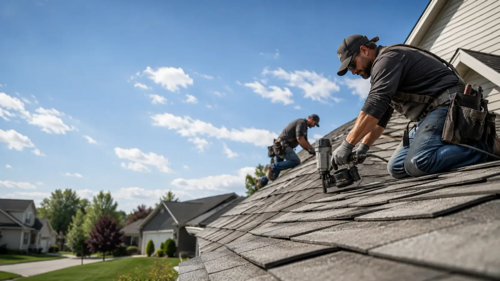 Storm Damage Roof Repair in El Paso, AR near me